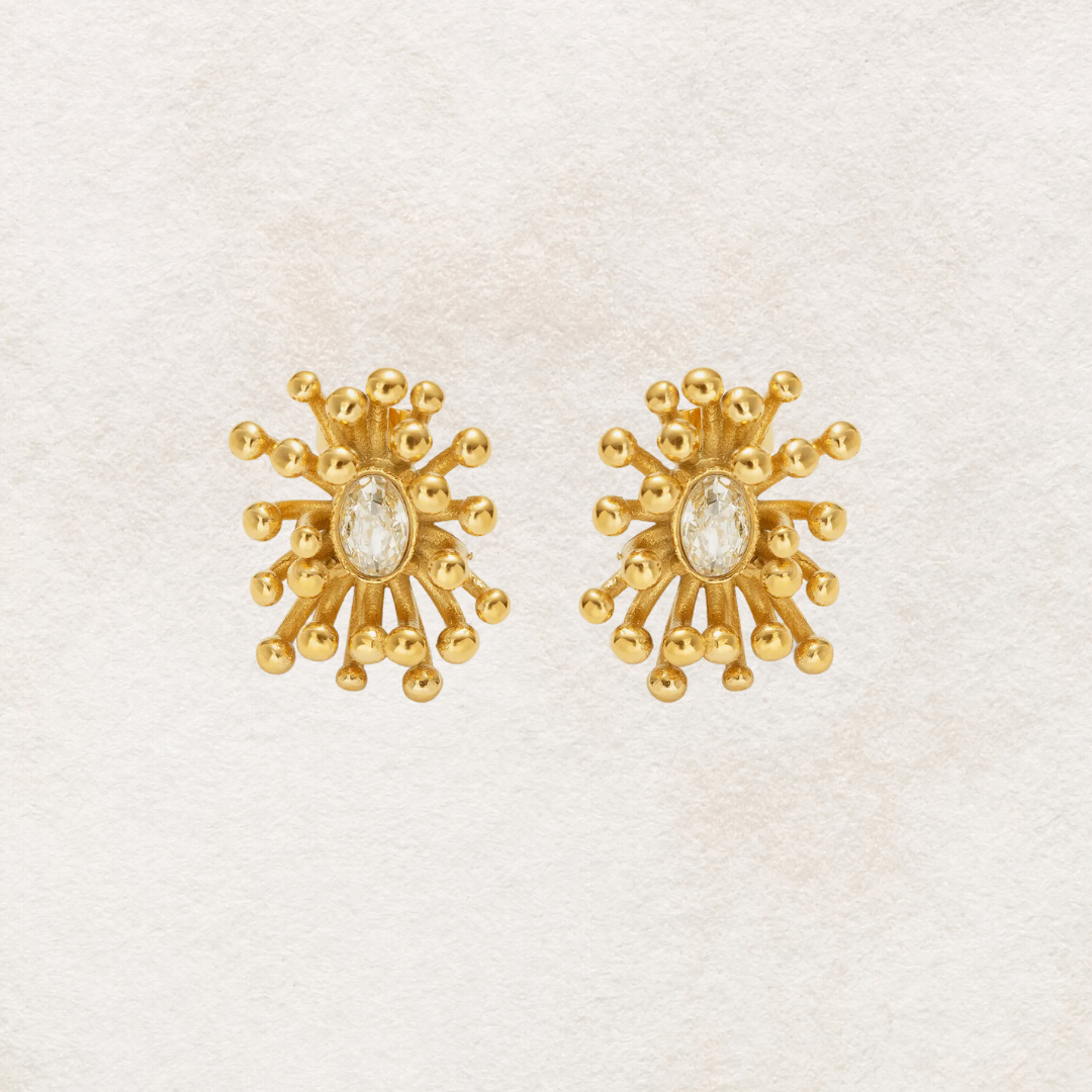 Sunburst Gold Studs