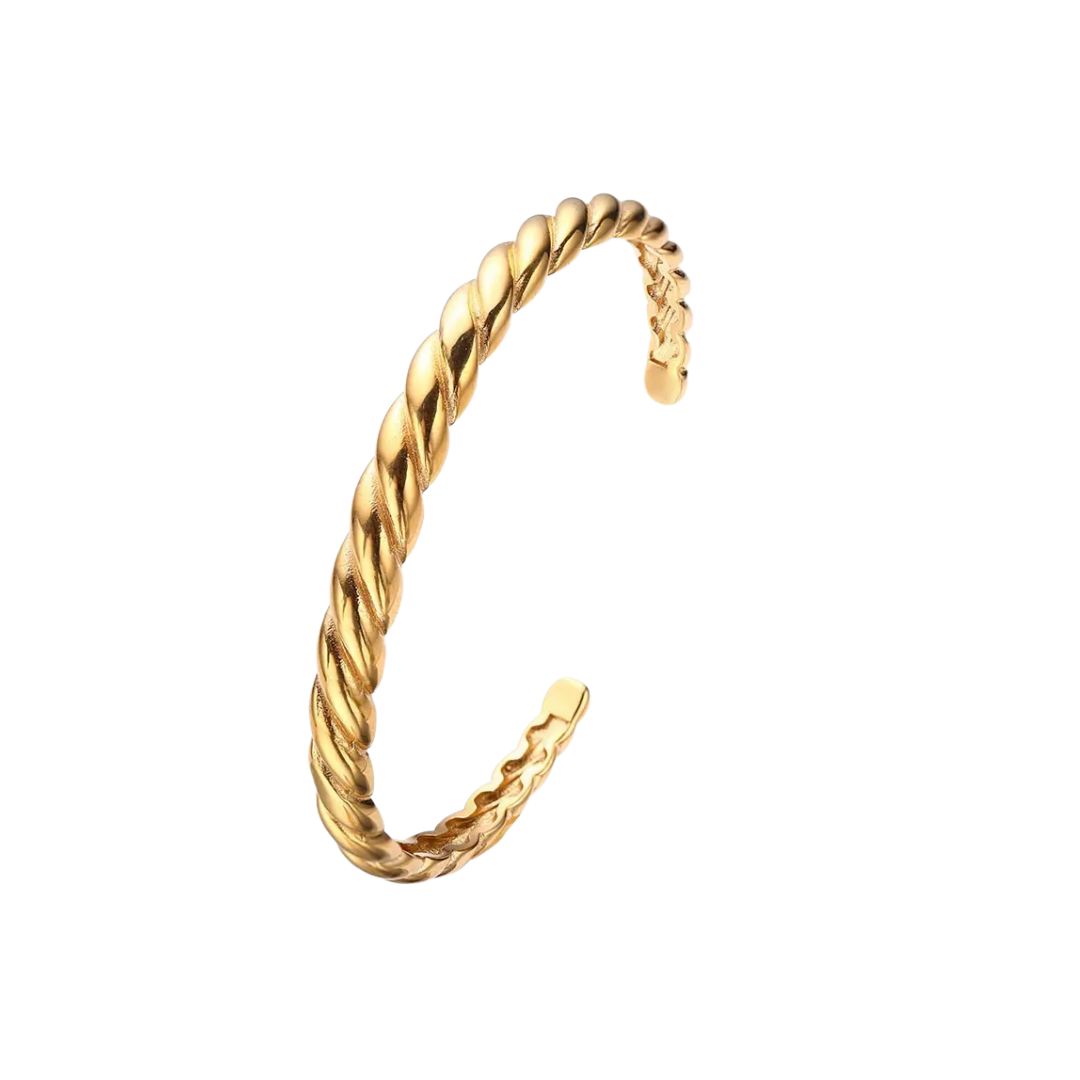Golden Memoir Bangle