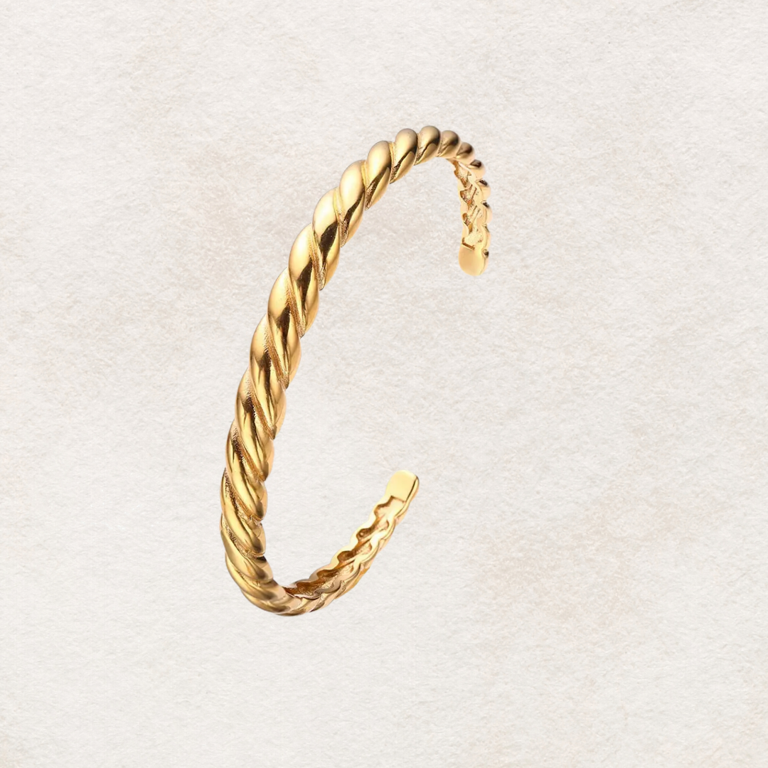 Golden Memoir Bangle