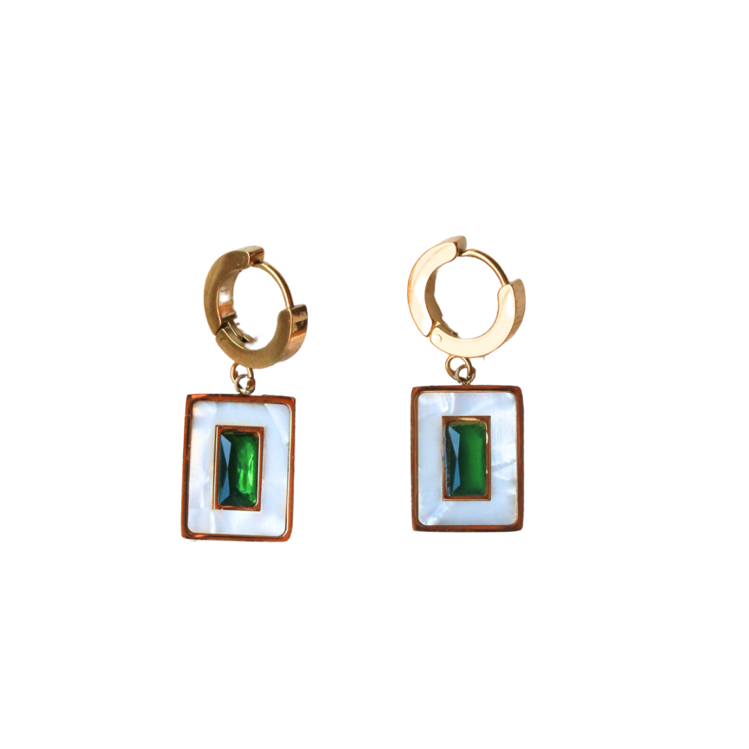 The Emerald Door Earrings
