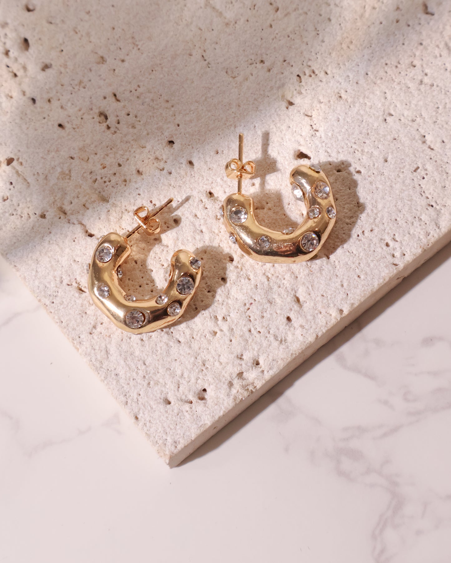 Giraffe’s Gold Earrings