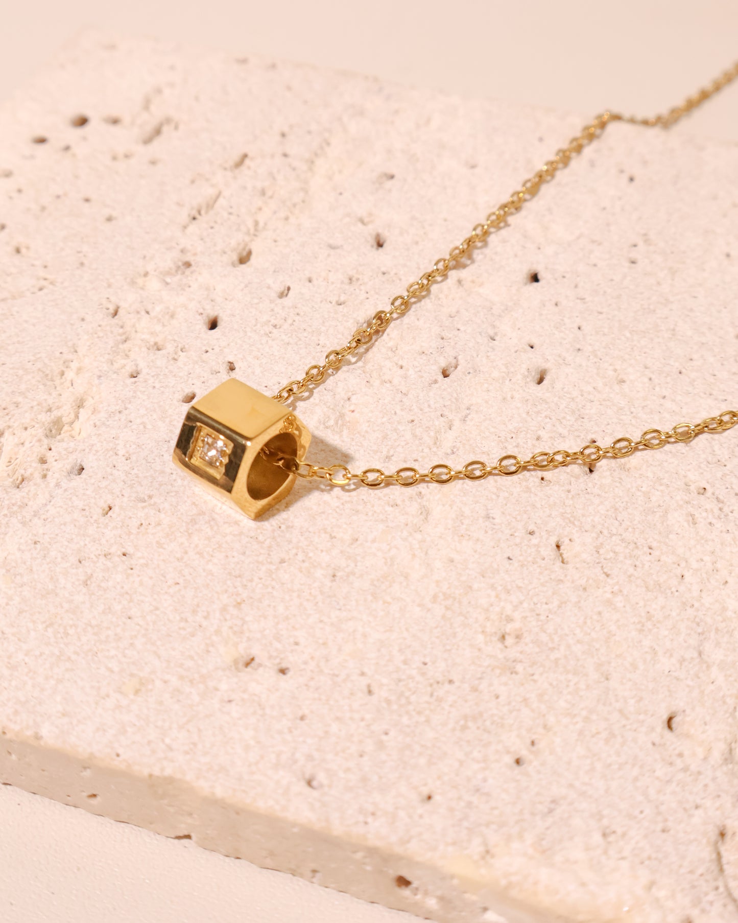The Golden Honeycomb Necklace