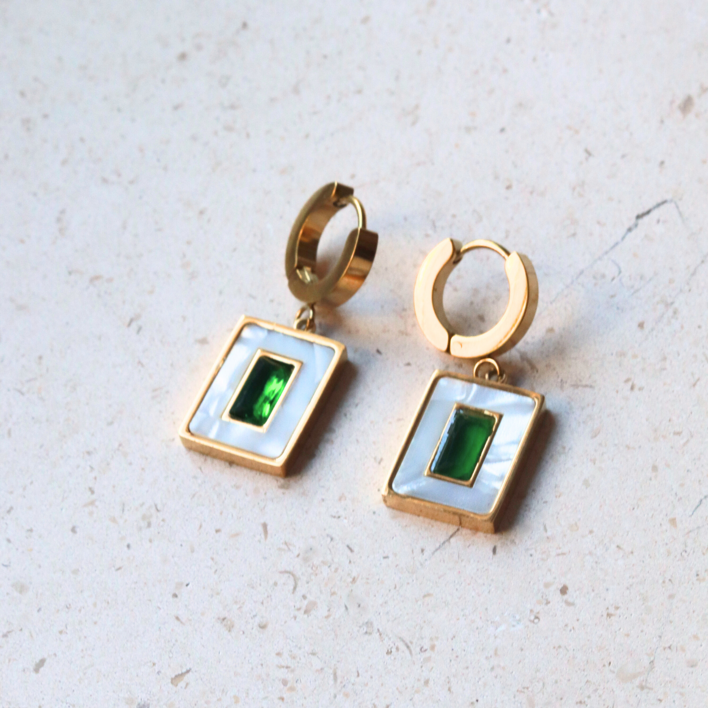 The Emerald Door Earrings