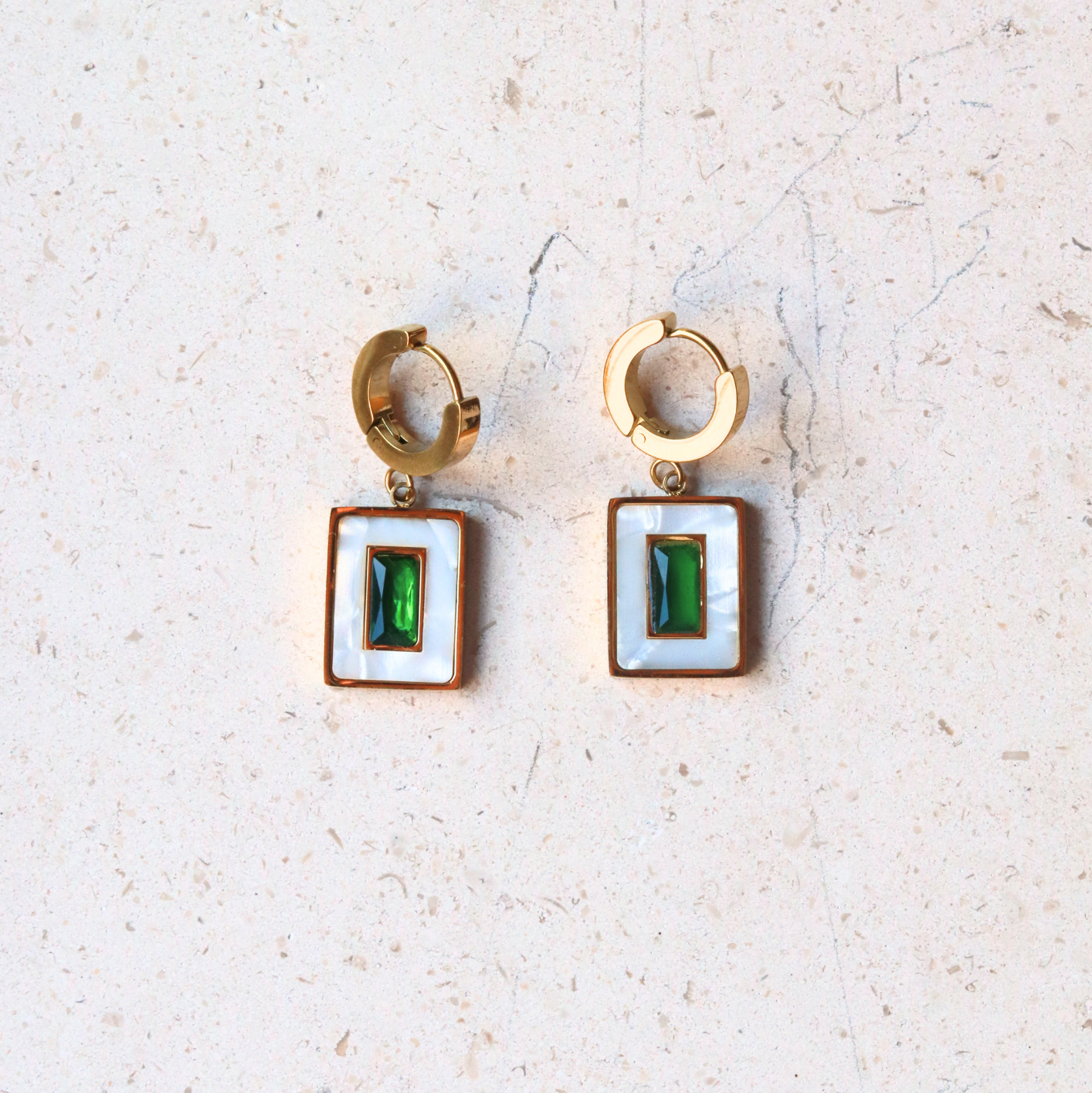 The Emerald Door Earrings
