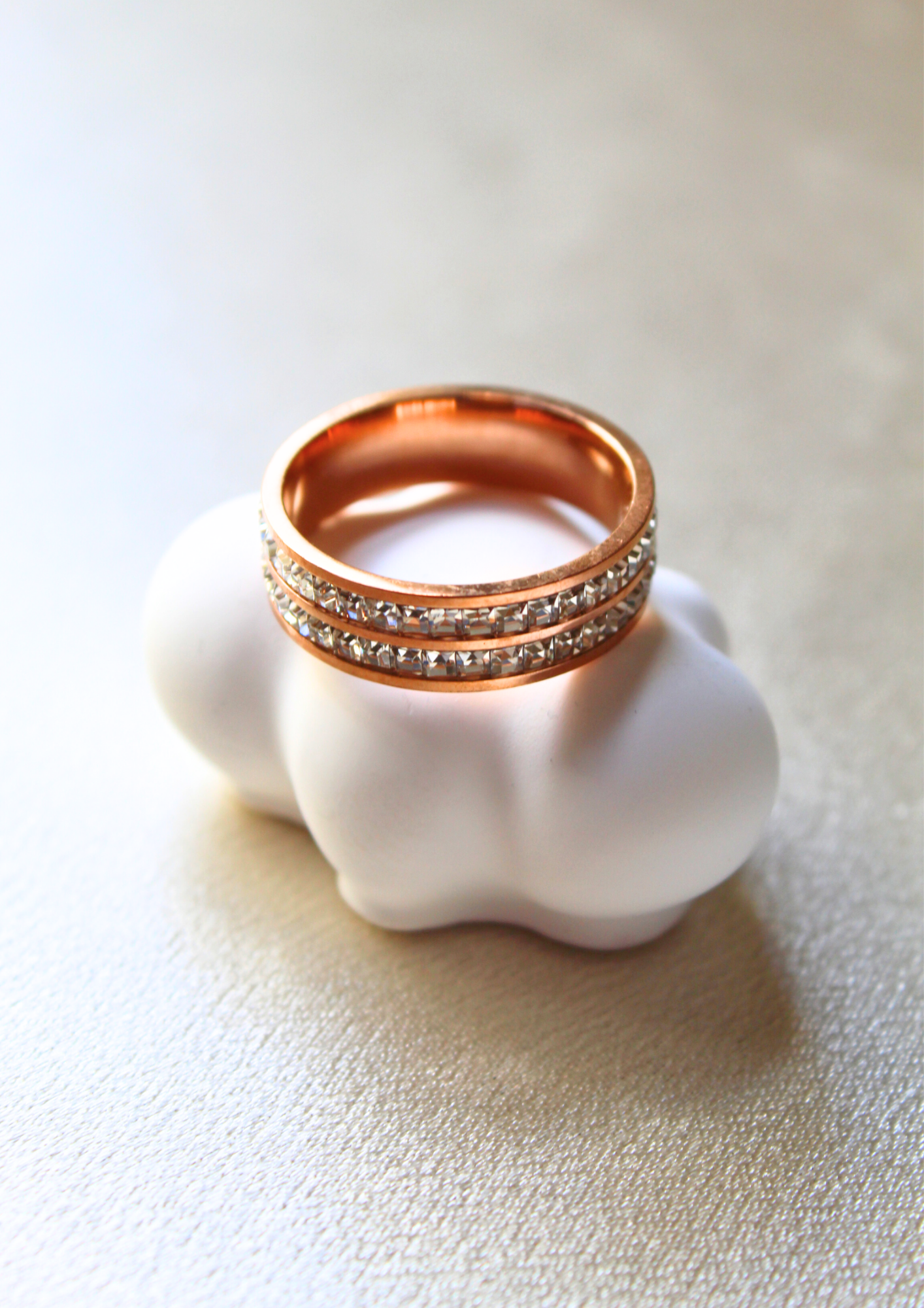 Bejewel Ring Rose Gold