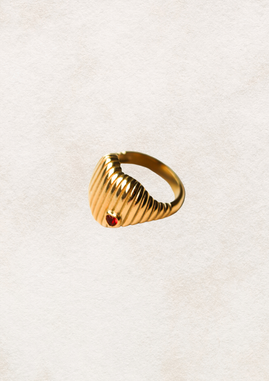 Gold Pulse Ring