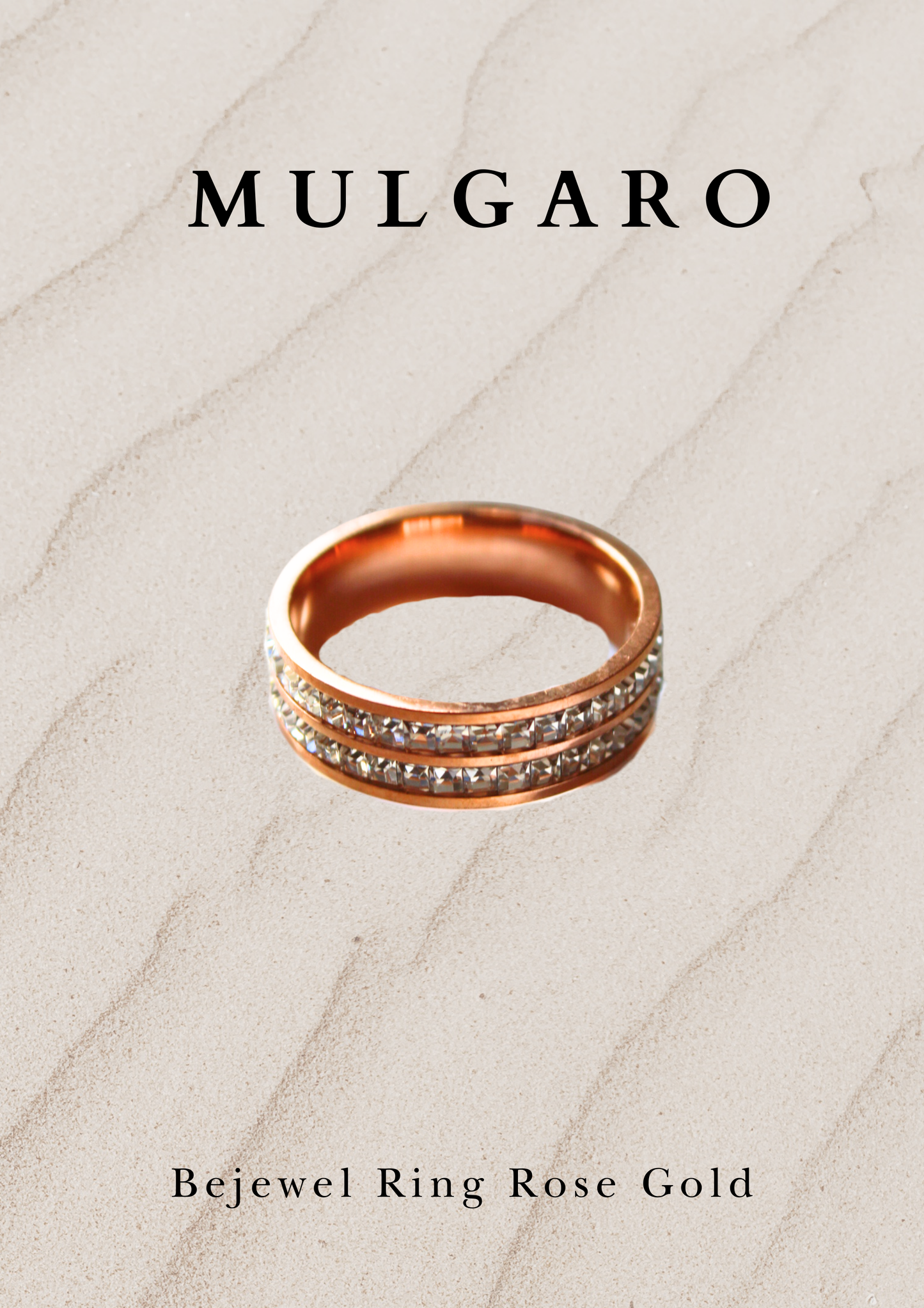 Bejewel Ring Rose Gold