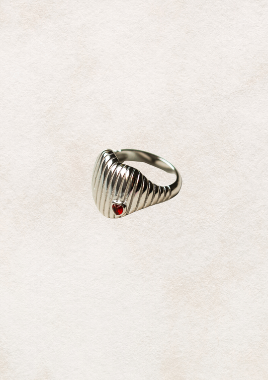 Silver Pulse Ring