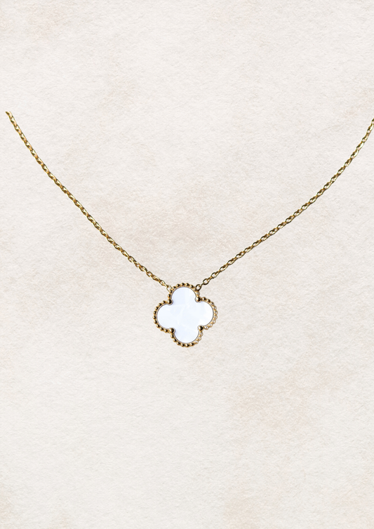 White Clover Necklace