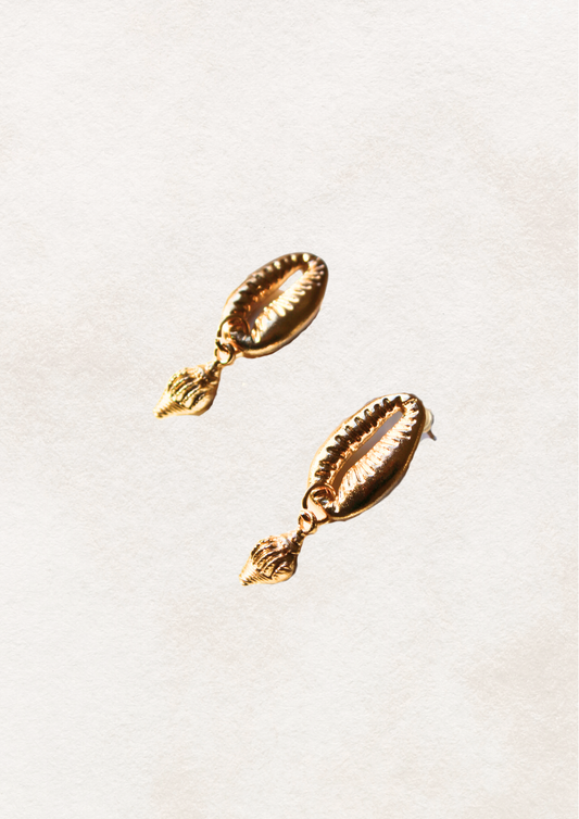 Golden Shells Earrings