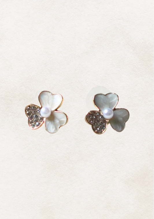 Bloom Pearl Studs