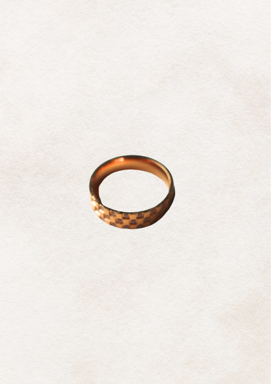 Hammered Bronze Ring