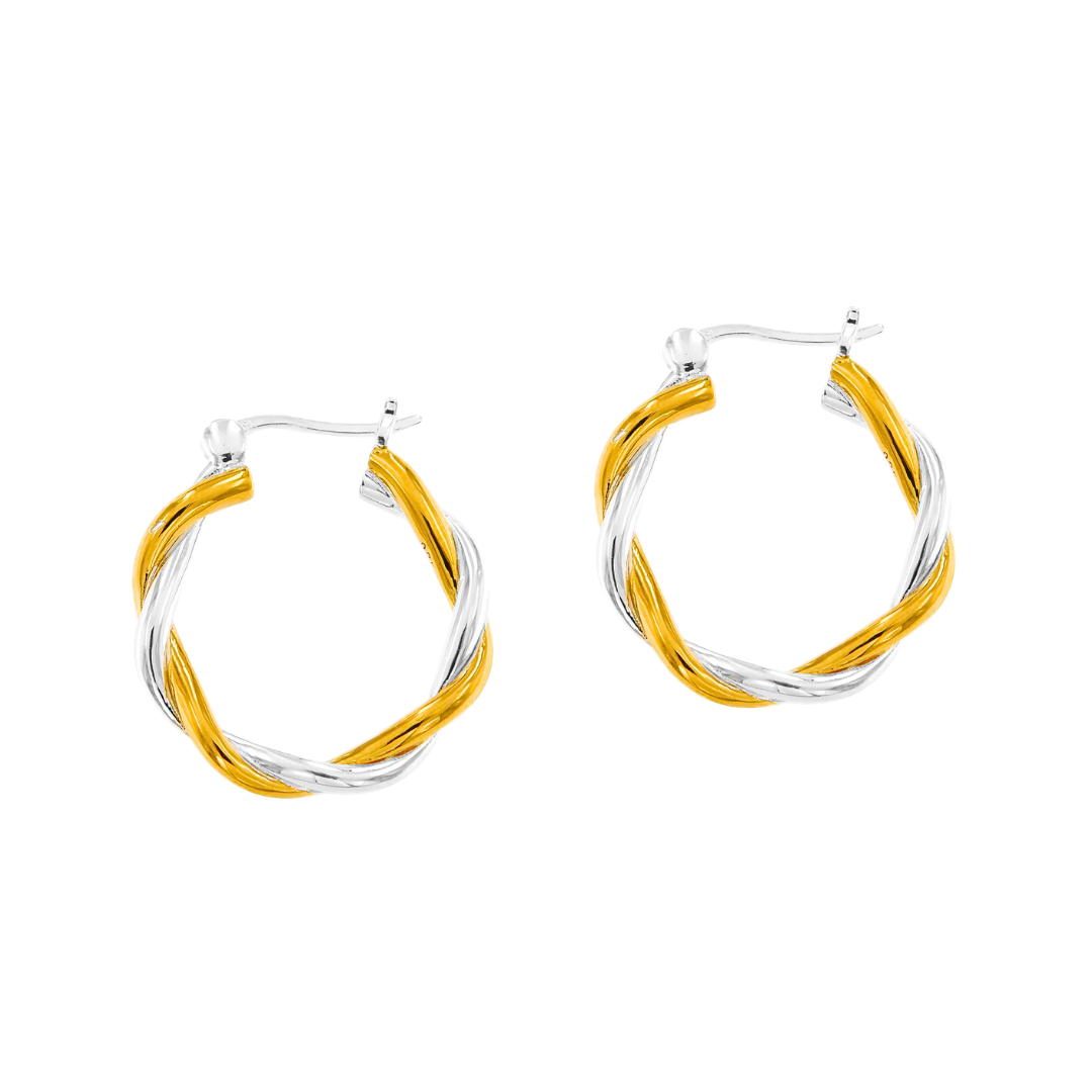 Golden Mirage Hoops