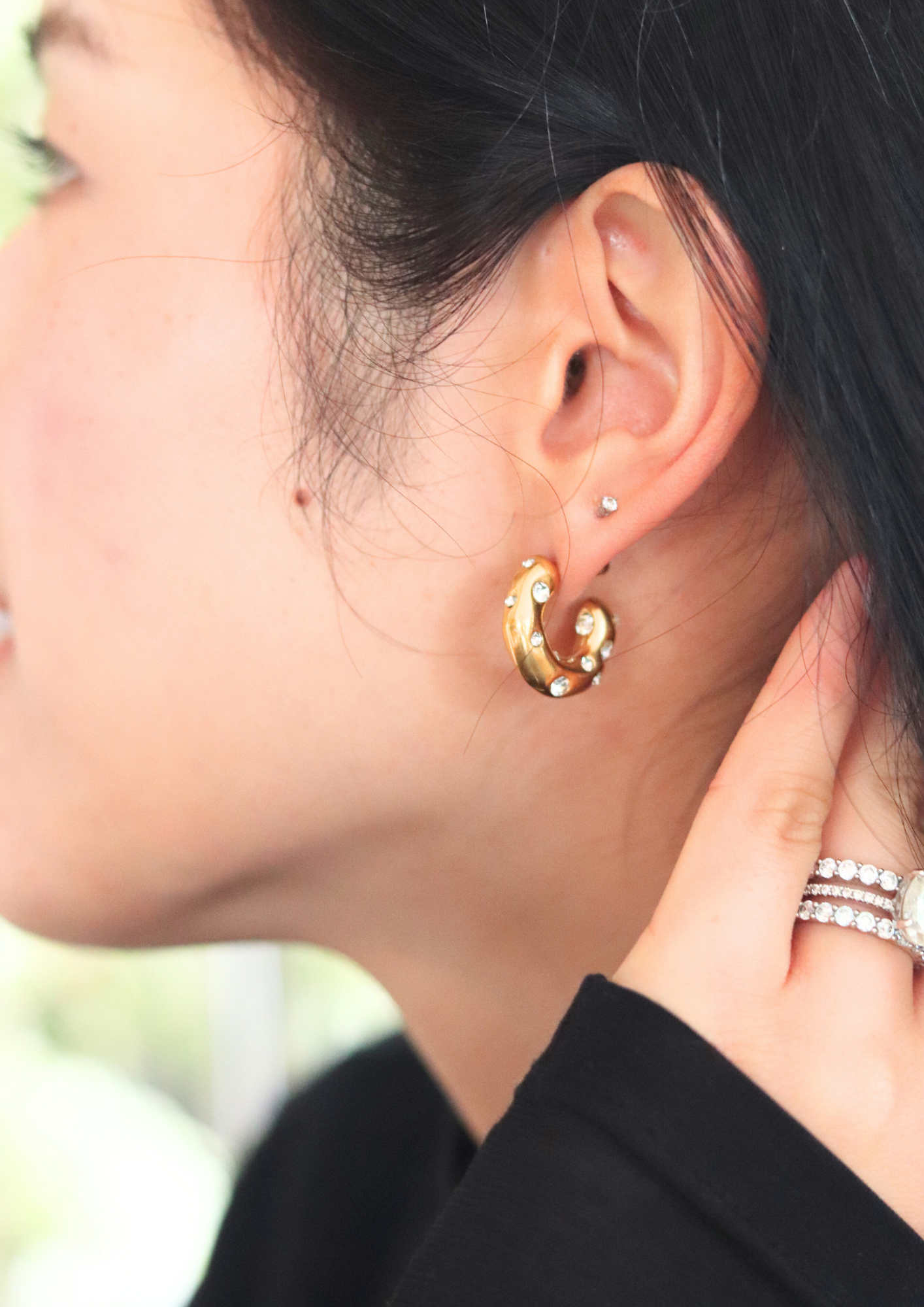 Giraffe’s Gold Earrings