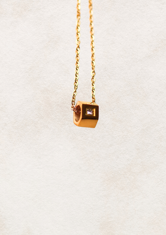 The Golden Honeycomb Necklace