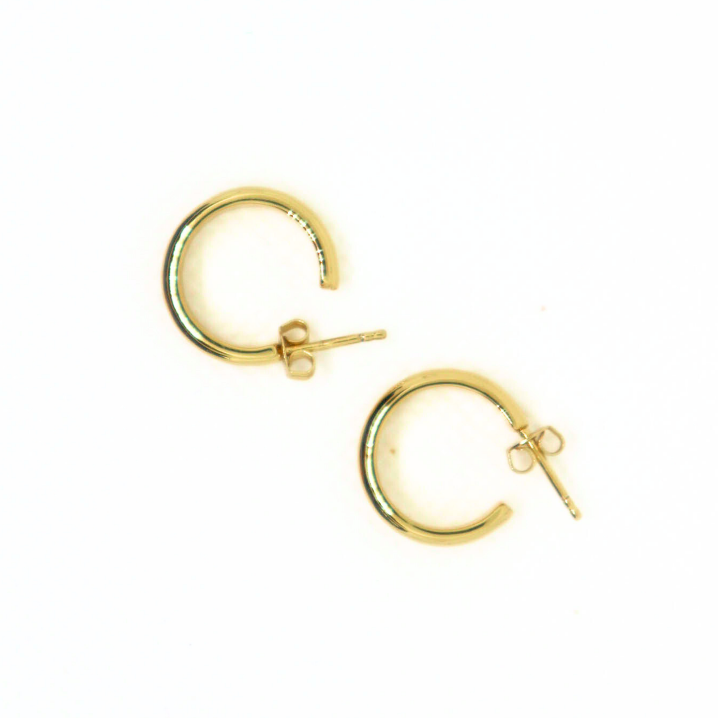 Golden Glow Hoops