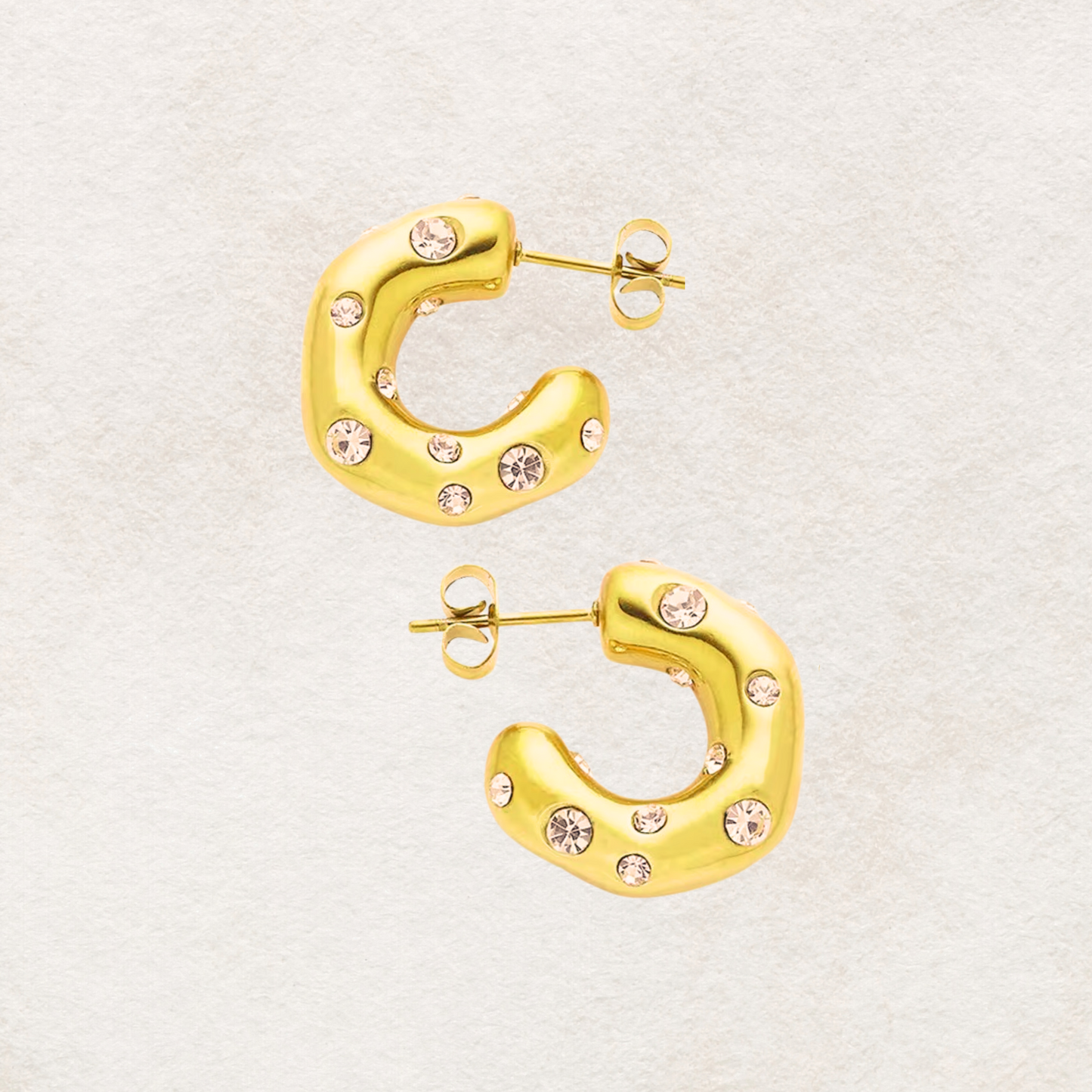 Giraffe’s Gold Earrings