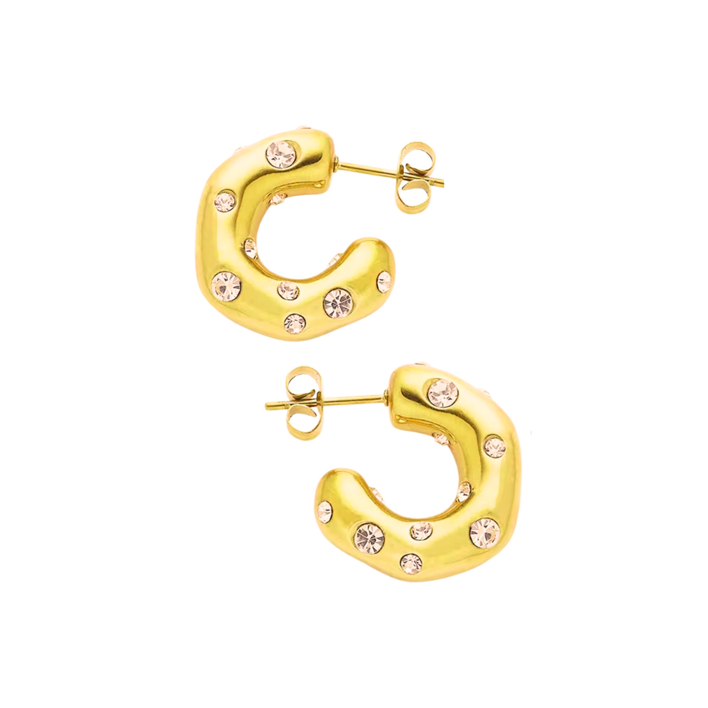 Giraffe’s Gold Earrings