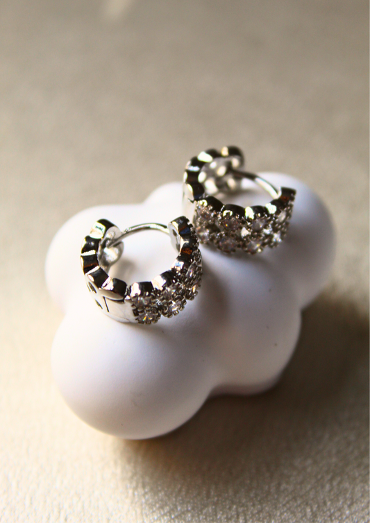 Angel's Gift Earrings Silver