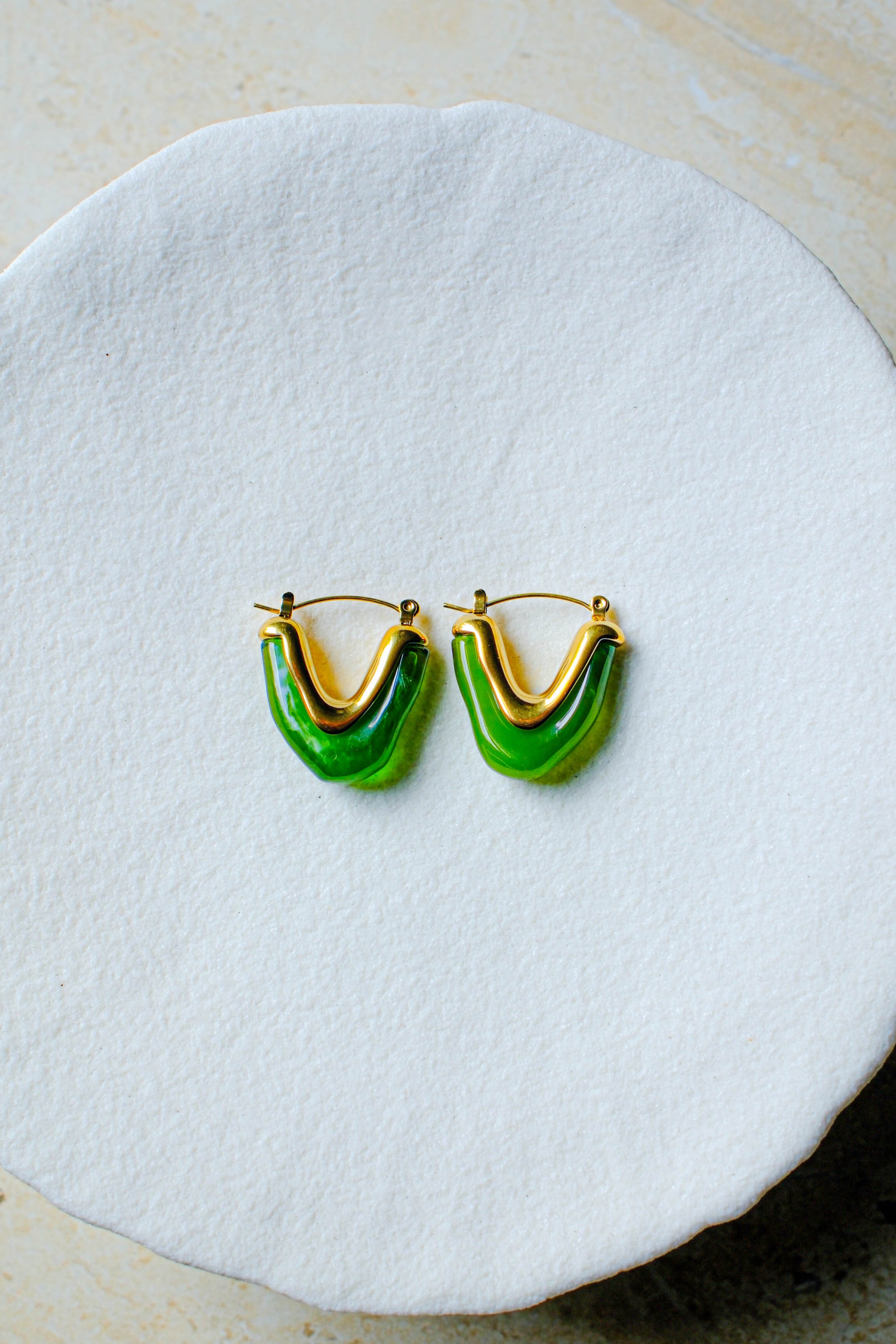 Green Earring