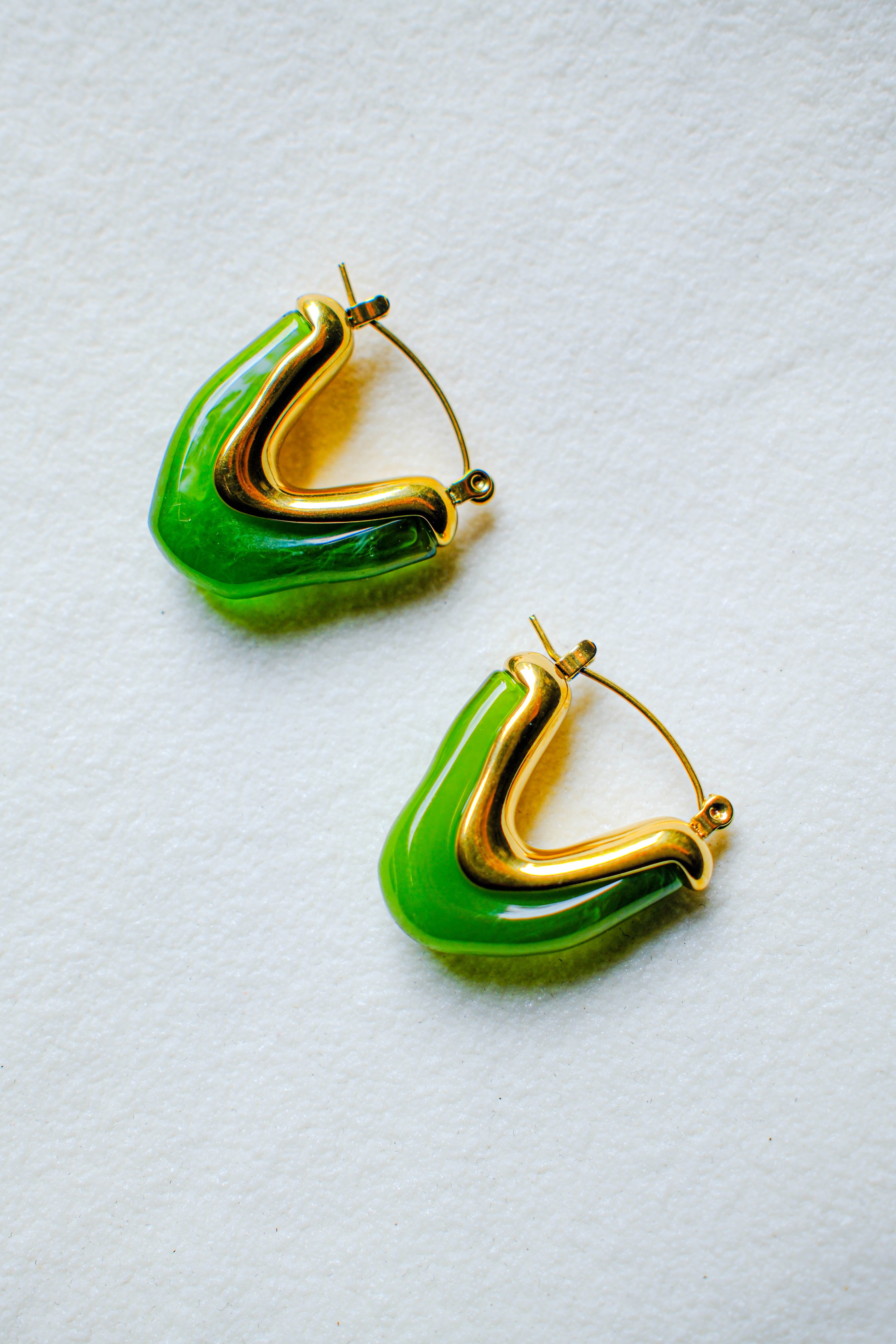 Green Earring