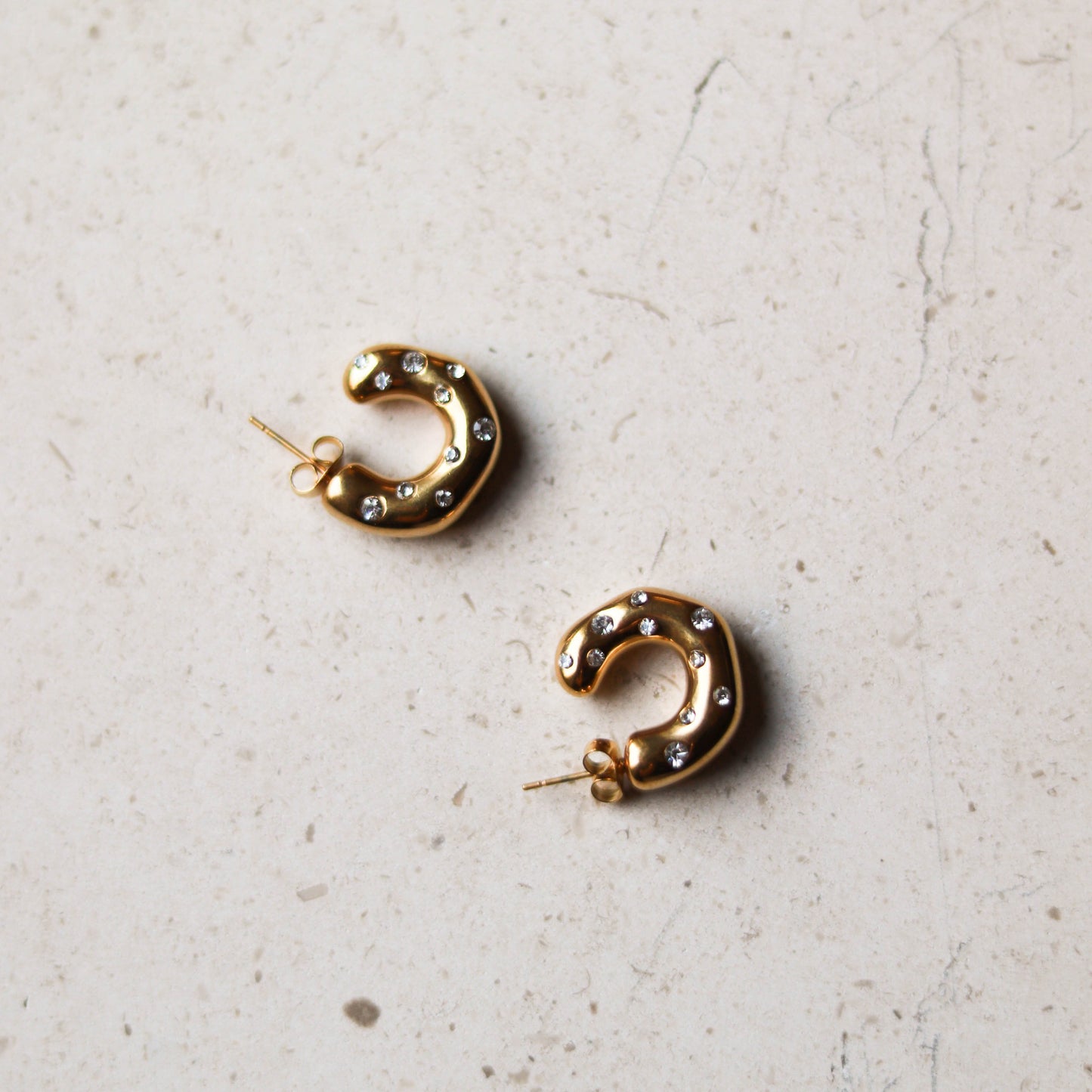 Giraffe’s Gold Earrings