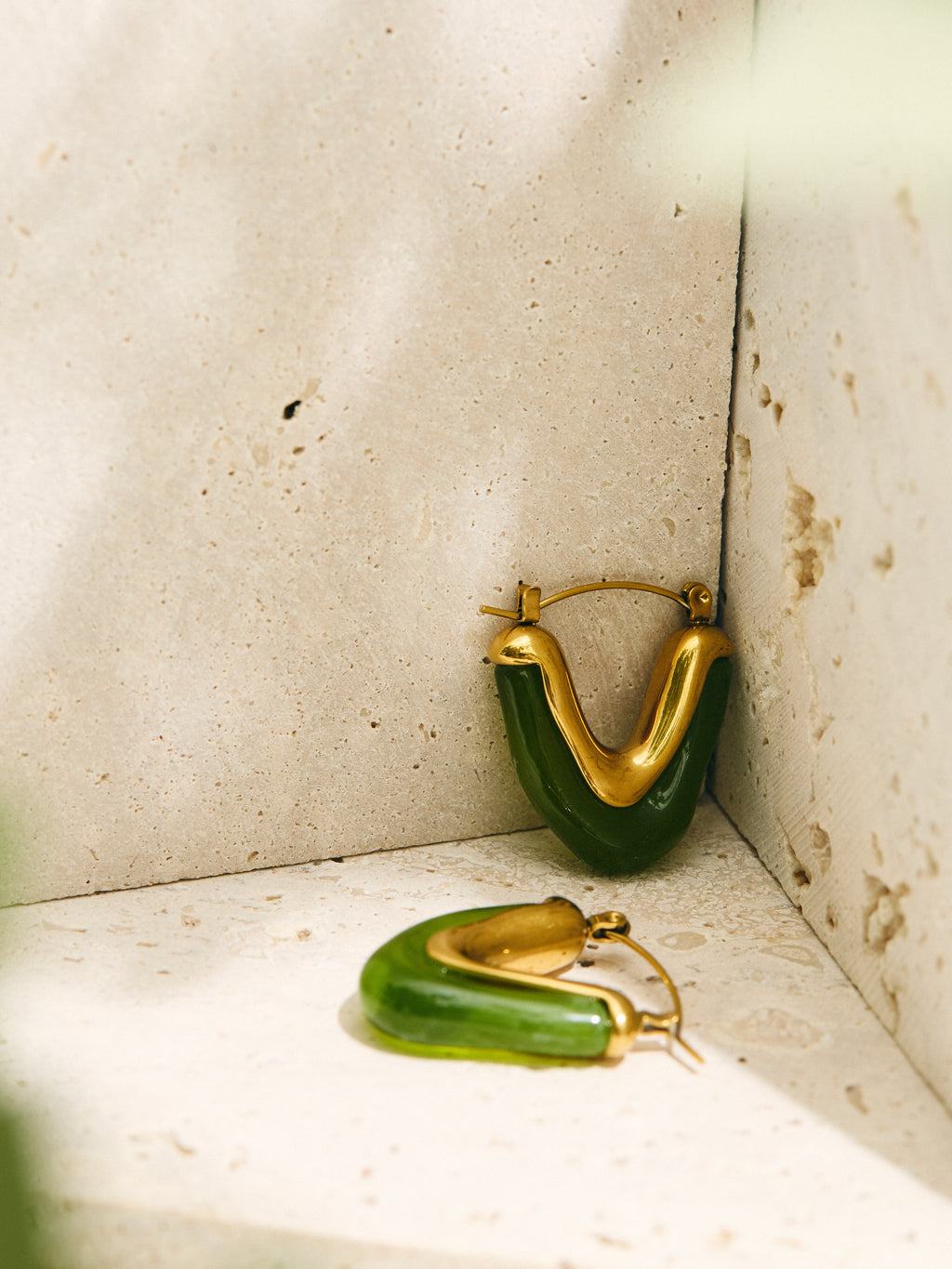 Green Earring