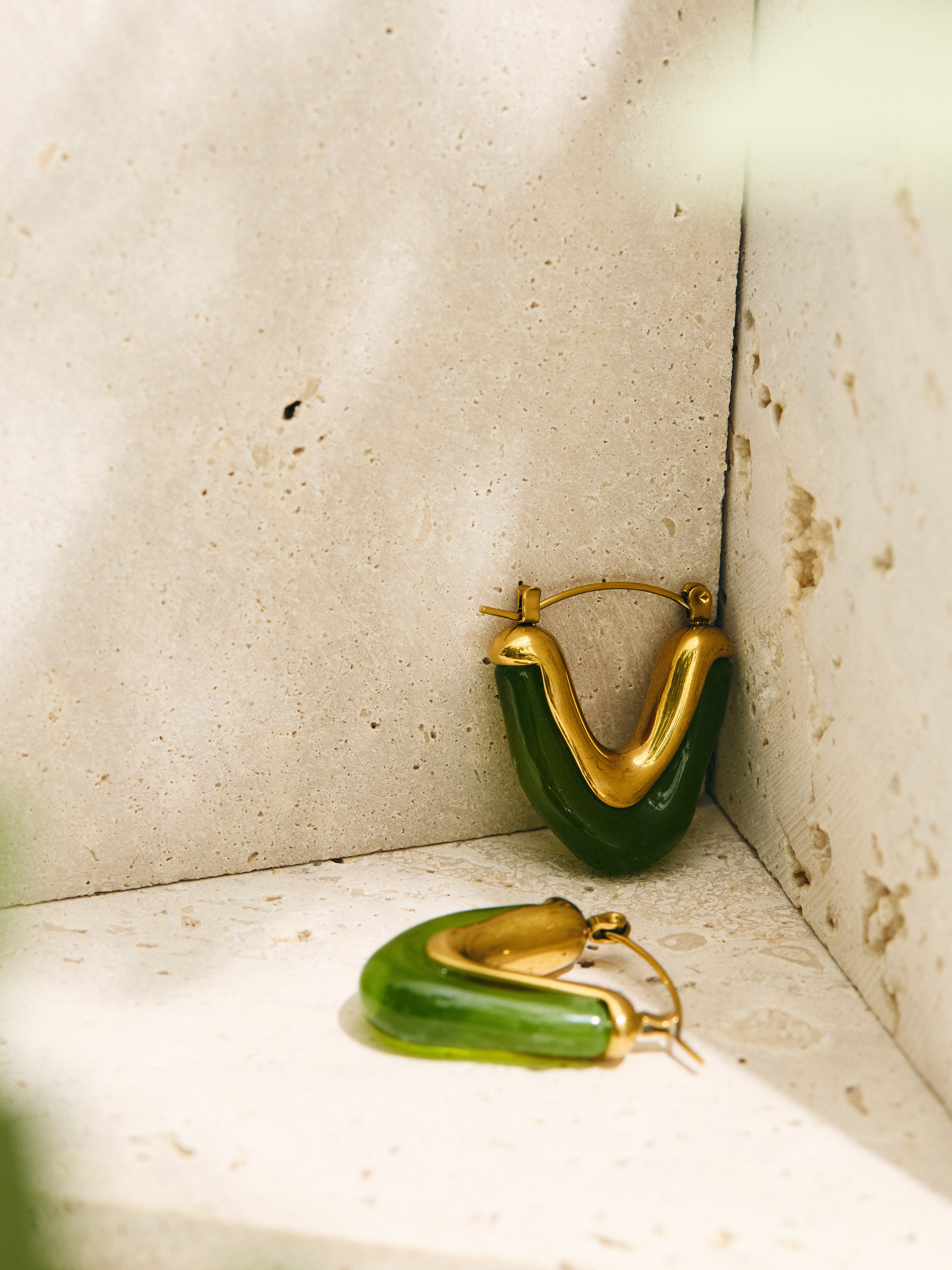 Green Earring
