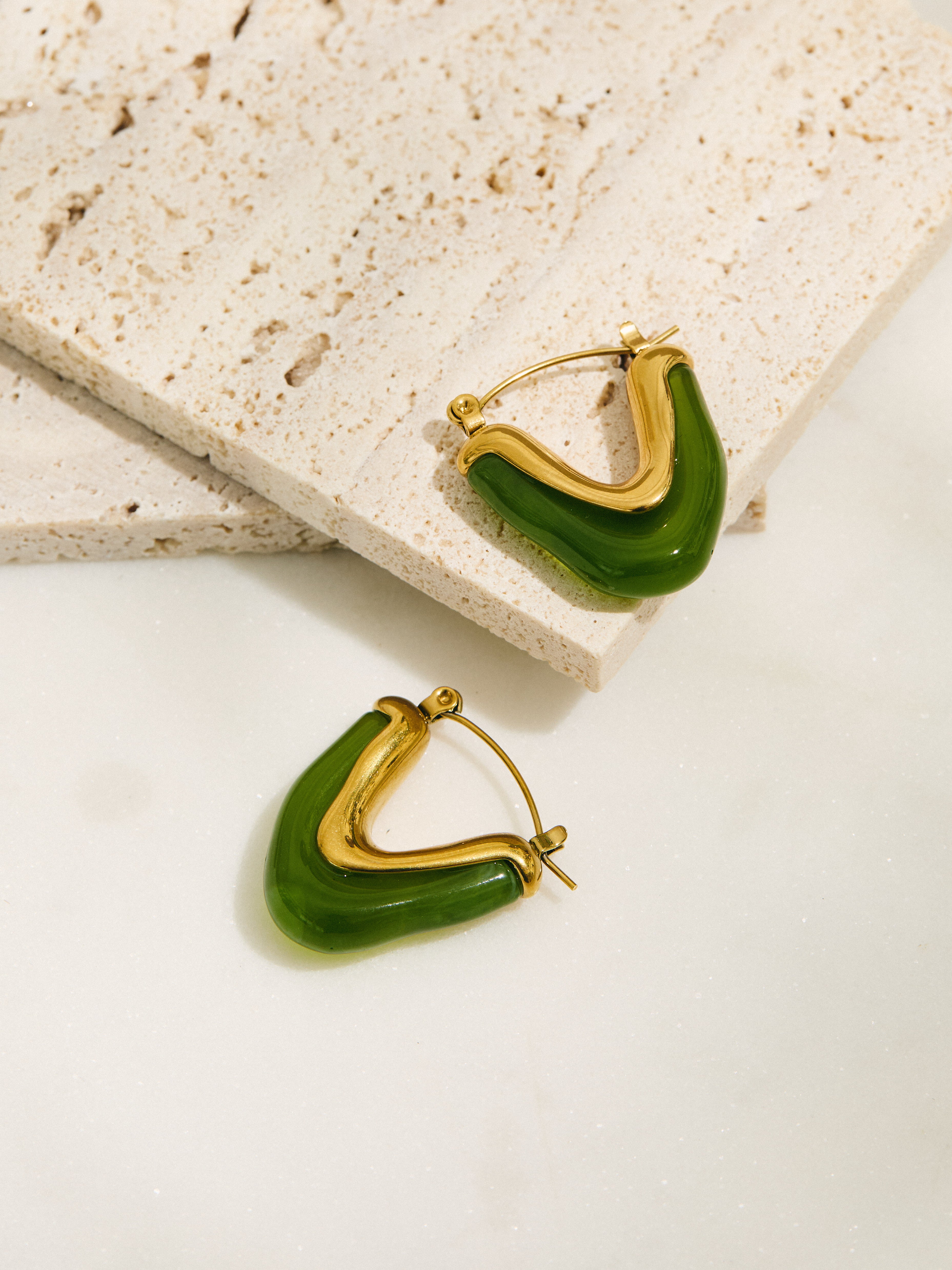 Green Earring